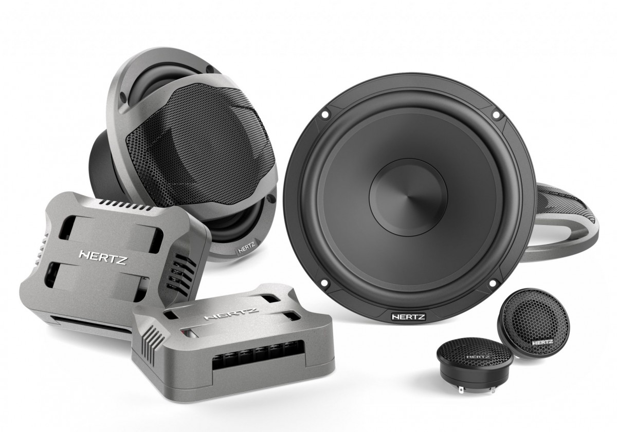 HERTZ CPK165  630W PEAK (210W RMS) 6.5" CENTO SERIES 2-WAY COMPONENT SPEAKER SYSTEM WITH TWEETERS