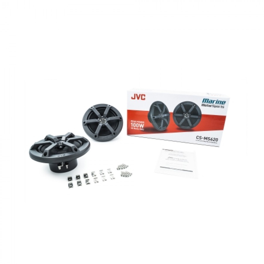 JVC CS-MS620 6-1/2 IN 2-WAY POWERSPORT MARINE SPEAKERS - FRONT