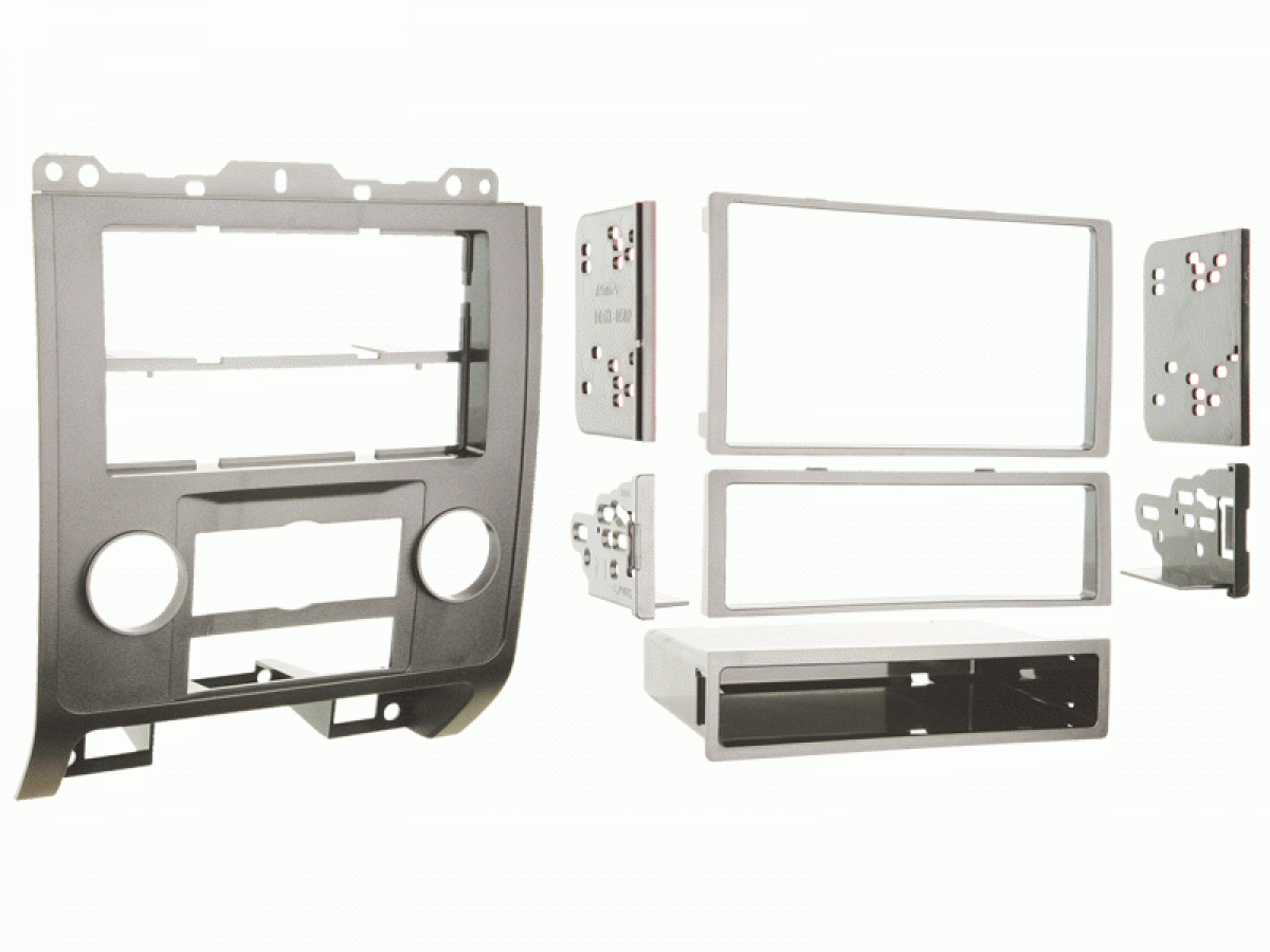 METRA 99-5814S (2008-2012 FORD/MERCURY/MAZDA SINGLE/DOUBLE SILVER DASH KIT)