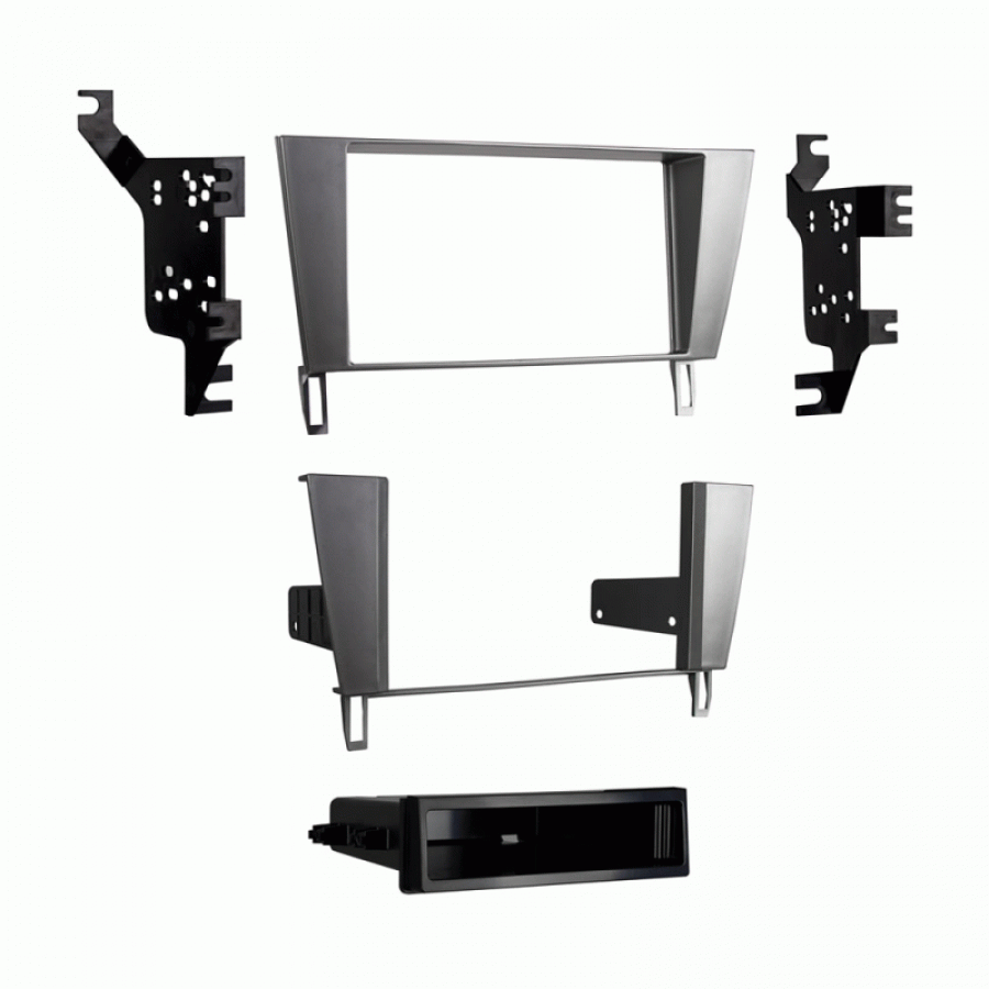 METRA 99-8161S (2002-2010 LEXUS SC 430 SINGLE/DOUBLE DIN SILVER DASH KIT)