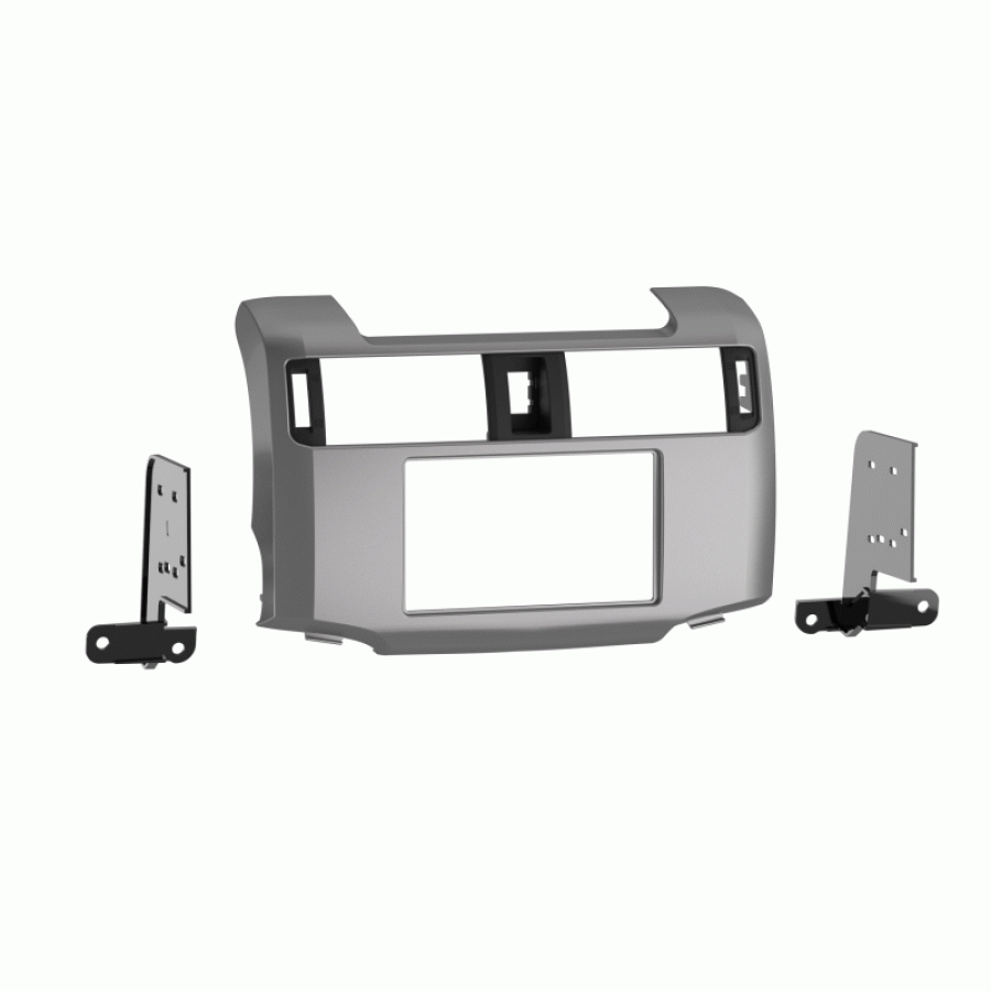 METRA 99-8271S (2010-UP TOYOTA 4RUNNER SINGLE/DOUBLE DIN DASH KIT SILVER)