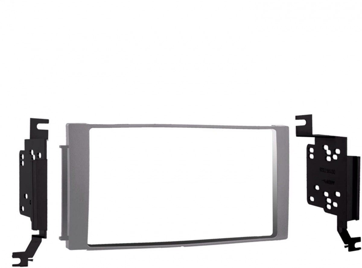 METRA 95-7325S (2007-2012 HYUNDAI SANTE FEDOUBLE DIN DASH KIT SILVER)