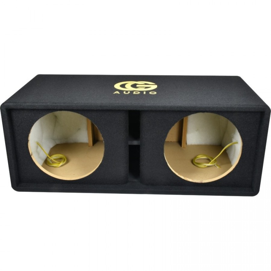 OG AUDIO OG2X12 12 IN DUAL VENTED SUBWOOFER BOX -CARPETED